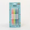 6 Evidenziatori Doppia Punta Unicorn*MINISO Clearance