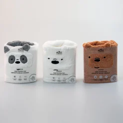 Asciugamano Per Capelli We Bare Bears (1Pz)*MINISO Hot