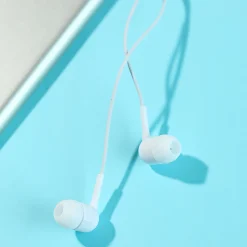 Auricolari Bianchi Con Astuccio*MINISO Sale