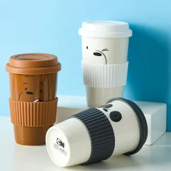 Bicchiere In Ceramica - Orso - We Bare Bears*MINISO Discount