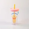 Borraccia Con Cannuccia - Winnie The Pooh*MINISO Discount