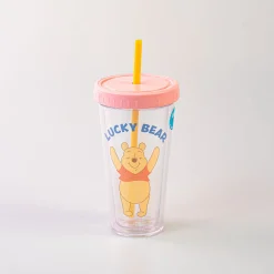 Borraccia Con Cannuccia - Winnie The Pooh*MINISO Discount