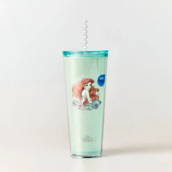 Borraccia Con Cannuccia - La Sirenetta*MINISO Discount