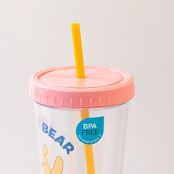Borraccia Con Cannuccia - Winnie The Pooh*MINISO Clearance