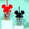 Borraccia Con Cannuccia Collezione Disney - (1Pz)*MINISO Best