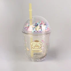Borraccia Con Cannuccia Pompompurin - (435Ml)*MINISO Clearance