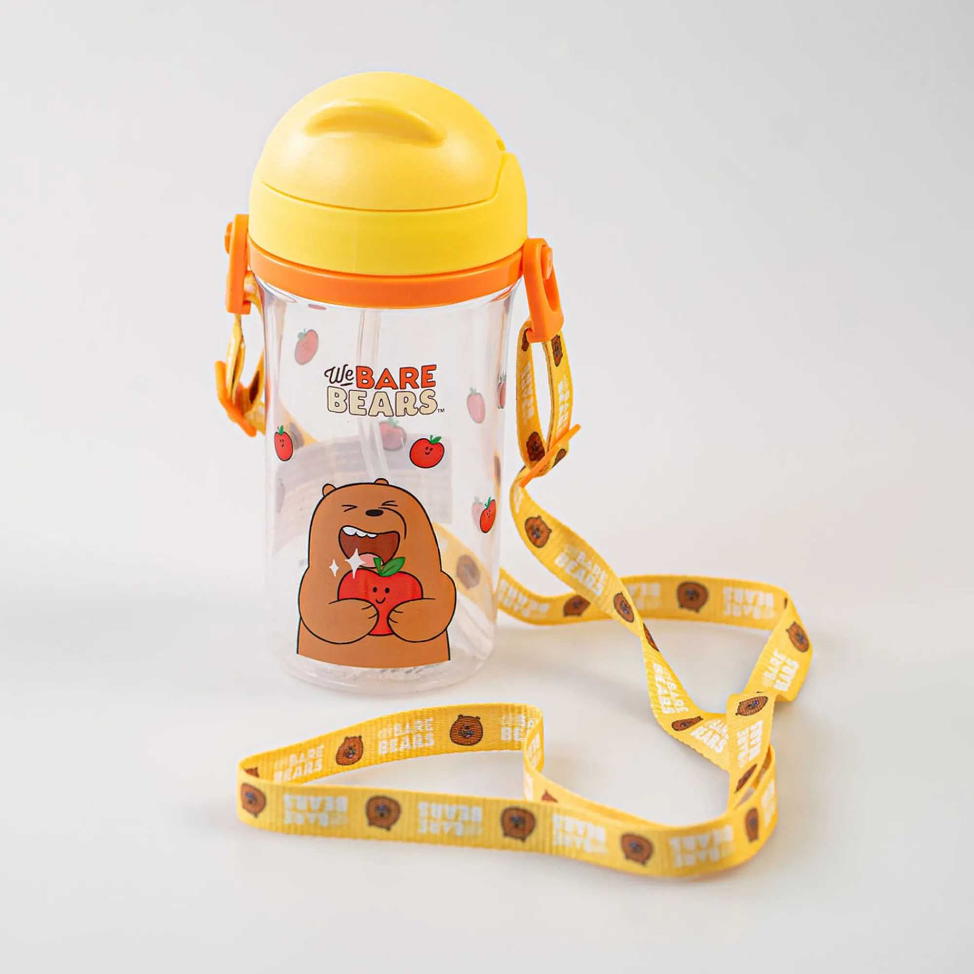 Borraccia We Bare Bears Con Tracolla - Grizzly*MINISO Hot