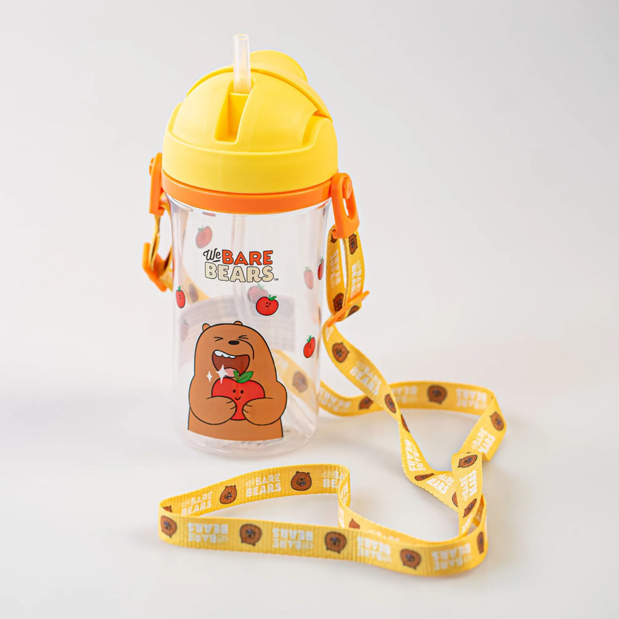 Borraccia We Bare Bears Con Tracolla - Grizzly*MINISO Hot