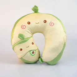 Cuscino Da Viaggio Con Mascherina - Avocado*MINISO Hot