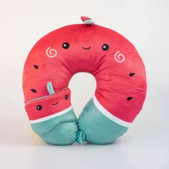 Cuscino Da Viaggio Con Mascherina - Fragola*MINISO Clearance