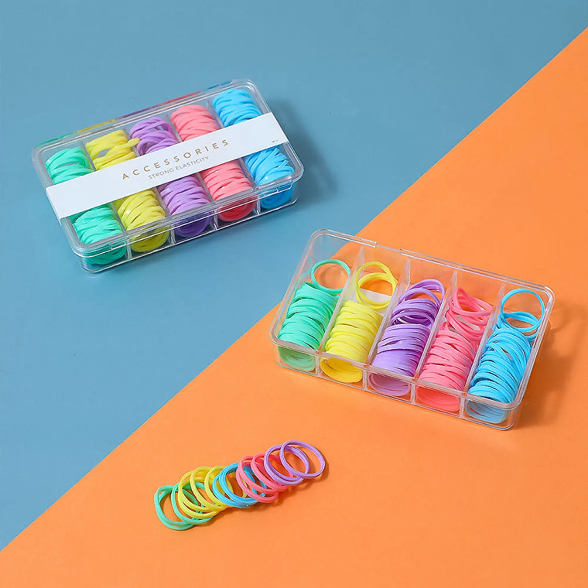 Kit 150Pezzi Elastici Colorati*MINISO New