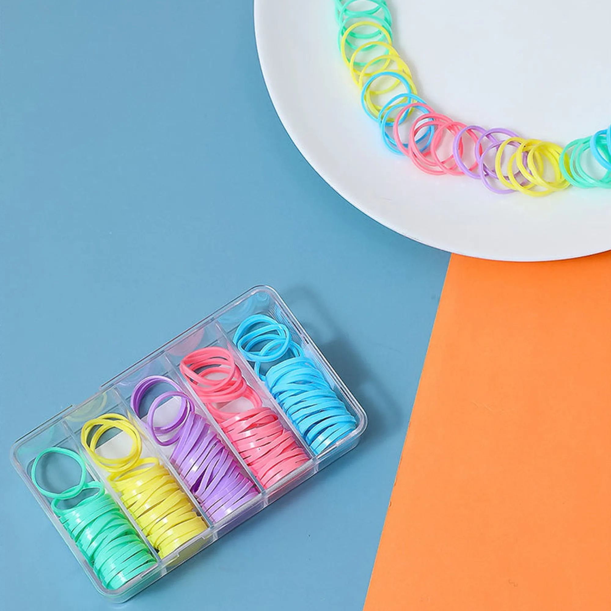 Kit 150Pezzi Elastici Colorati*MINISO New