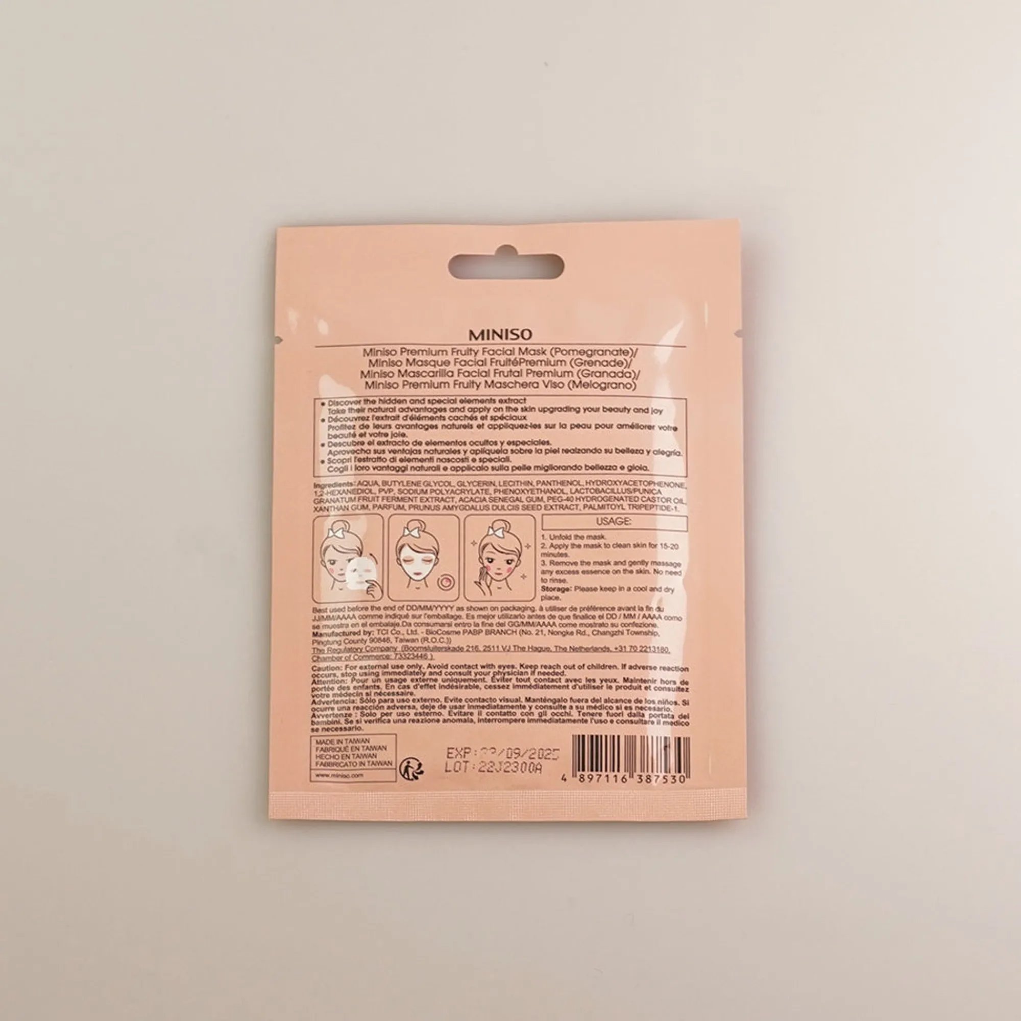 Maschera Per Il Viso - Melograno*MINISO Online