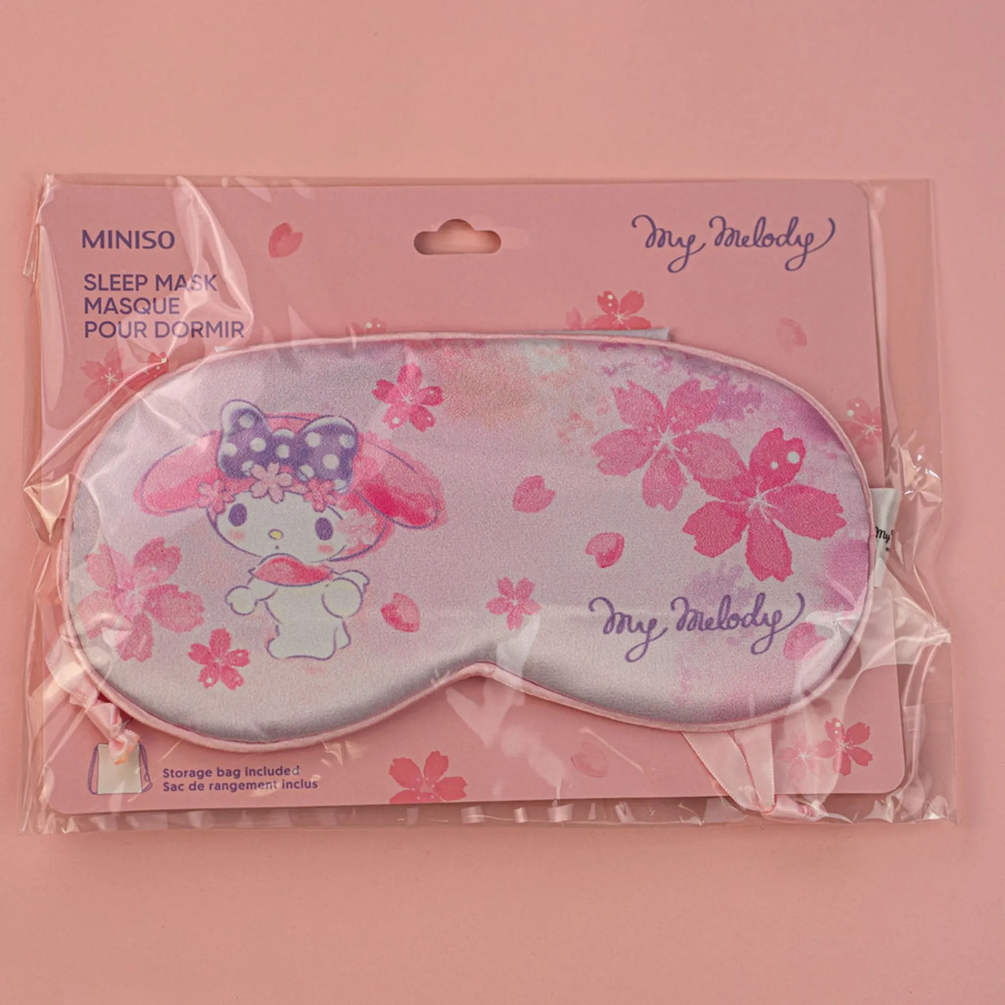 Maschera Rosa Per Gli Occhi - My Melody Sanrio*MINISO Online