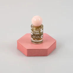 Nail Polish - Pink Cube (17 Fancy Gold)*MINISO