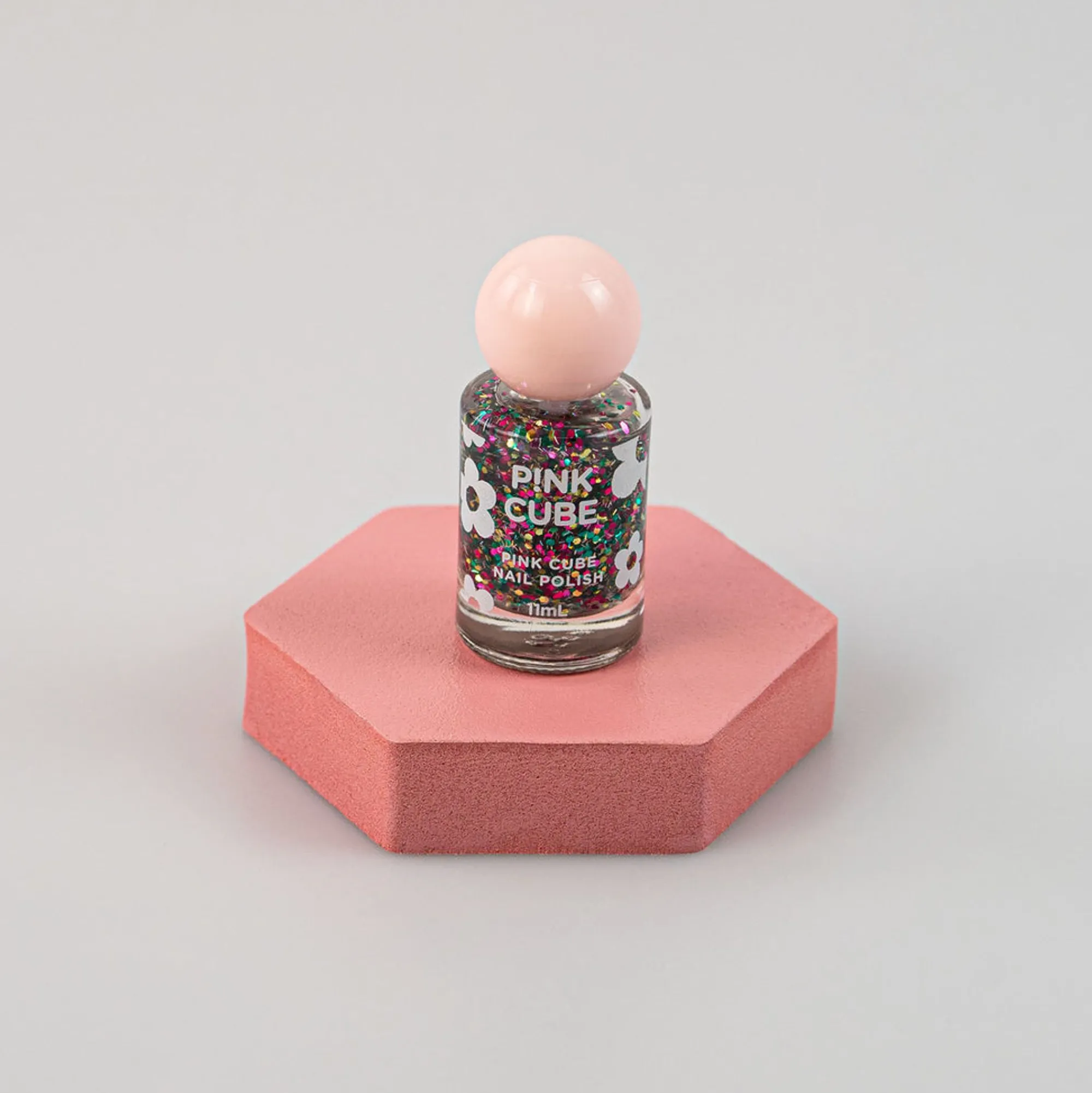 Nail Polish - Pink Cube (18 Party Glitter)*MINISO Online