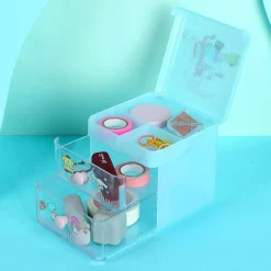 Organizer Sanrio Azzurro Da Scrivania Con Cassettini*MINISO Hot
