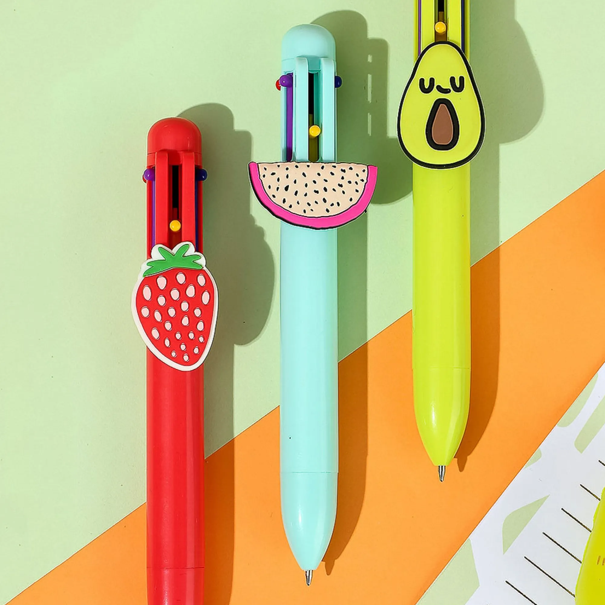 Penna 6 Colori - Fruit Series (1Pz)*MINISO Discount