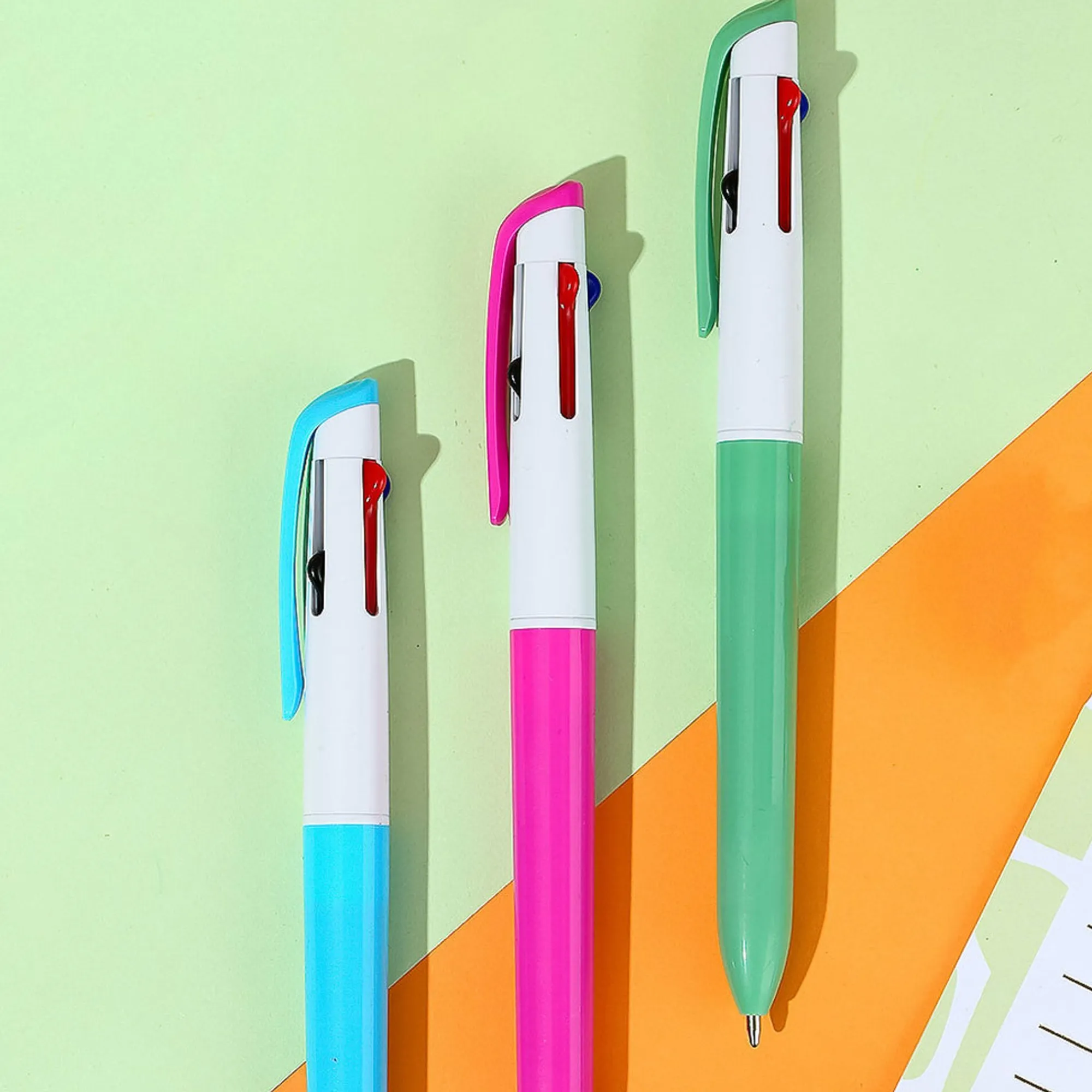 Penna Con 4 Colori Impugnatura Blu*MINISO Online