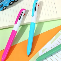 Penna Con 4 Colori Impugnatura Blu*MINISO Online
