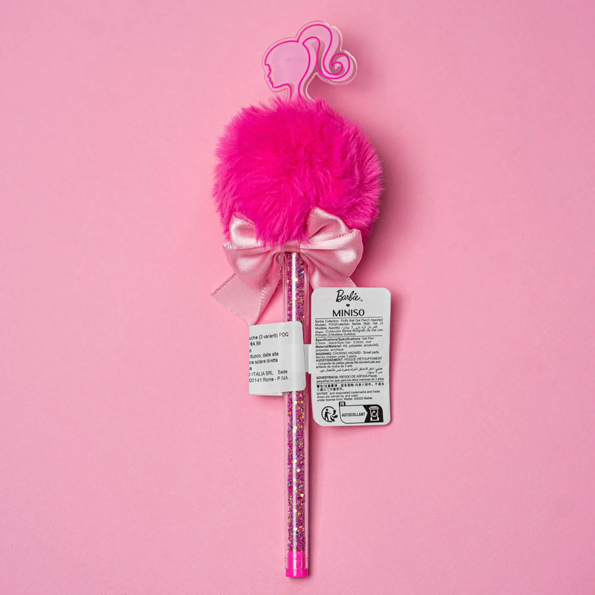 Penna Gel Peluche Barbie (1Pz)*MINISO Hot