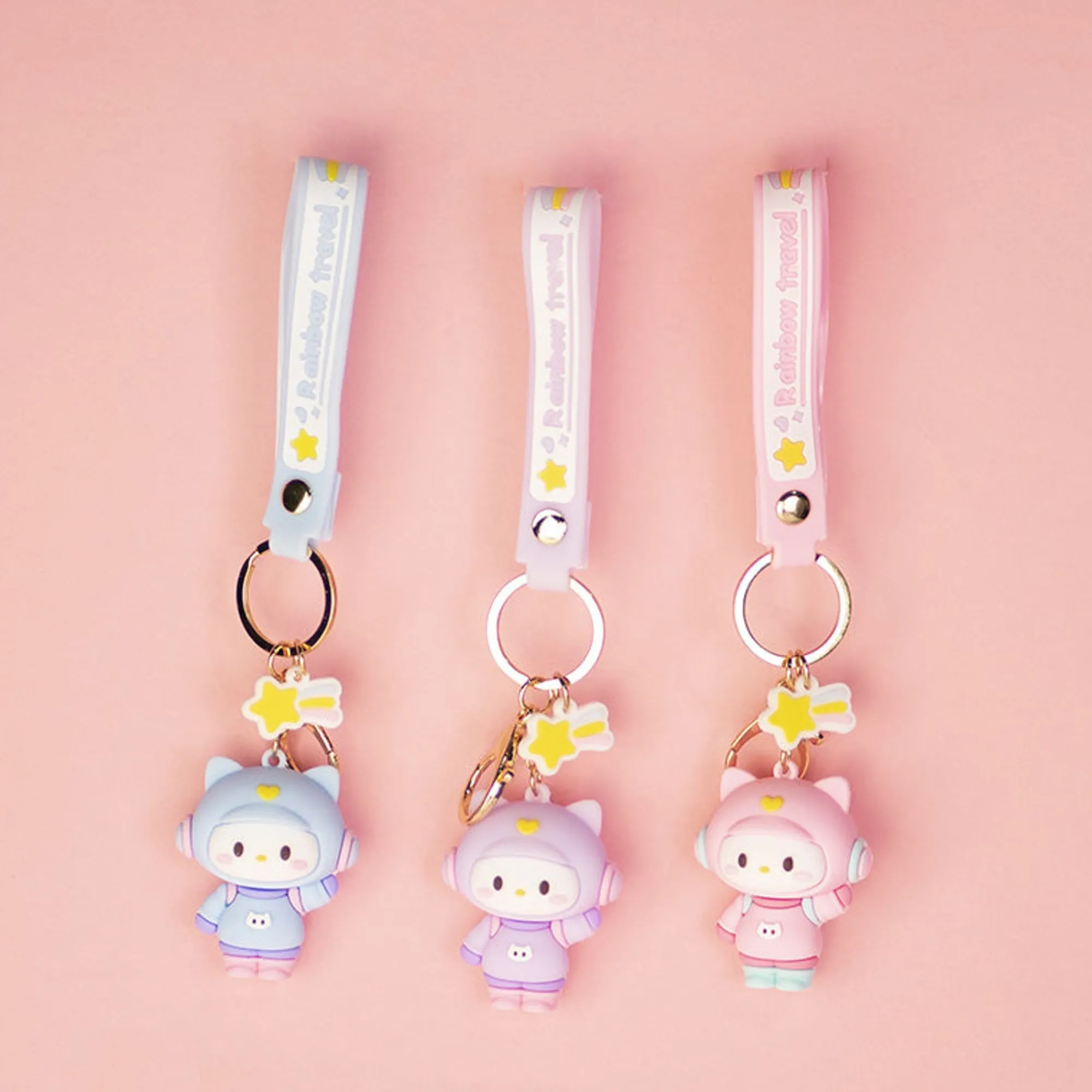 Portachiavi Gattino Spaziale (1Pz)*MINISO