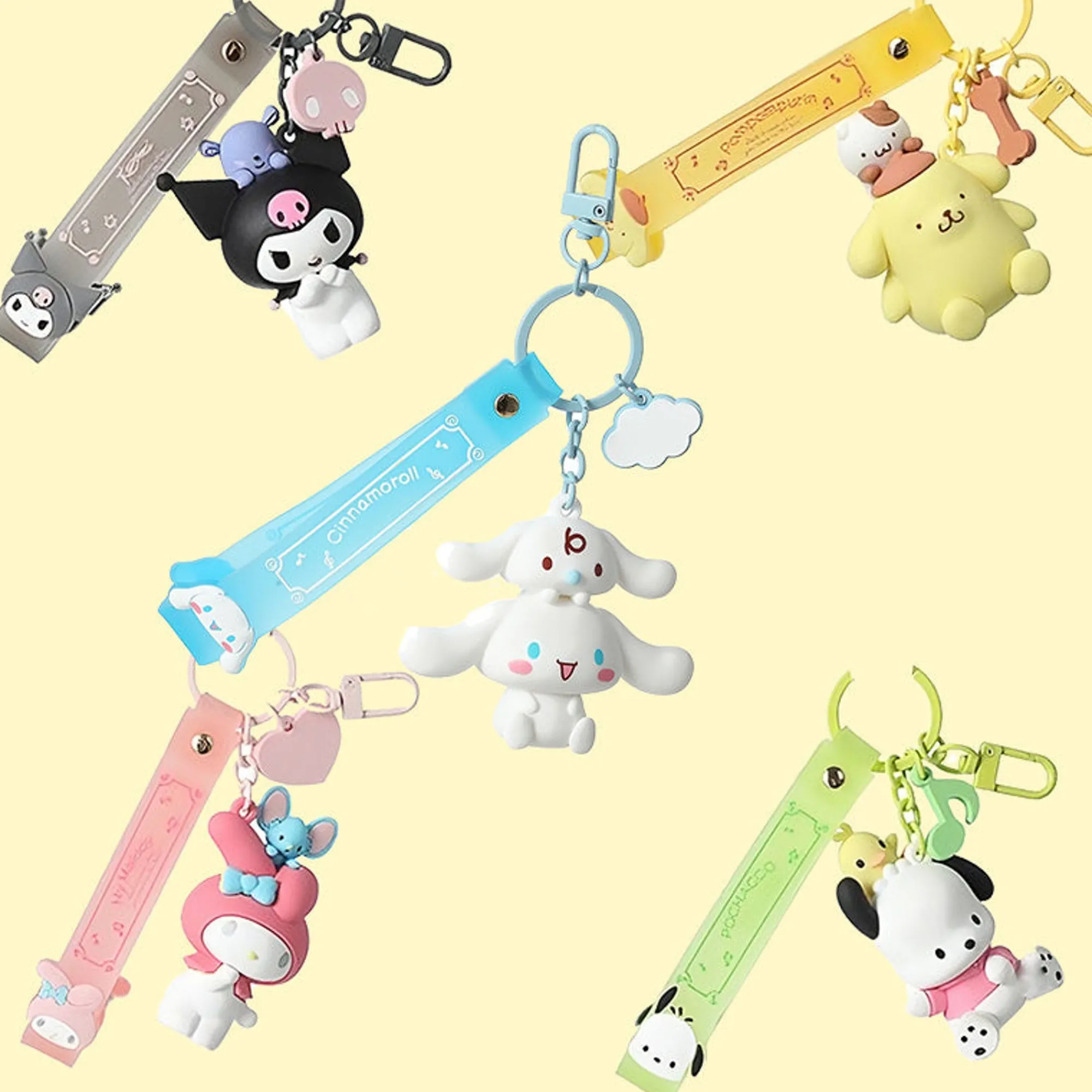 Portachiavi Sanrio & Friends (1Pz)*MINISO Best