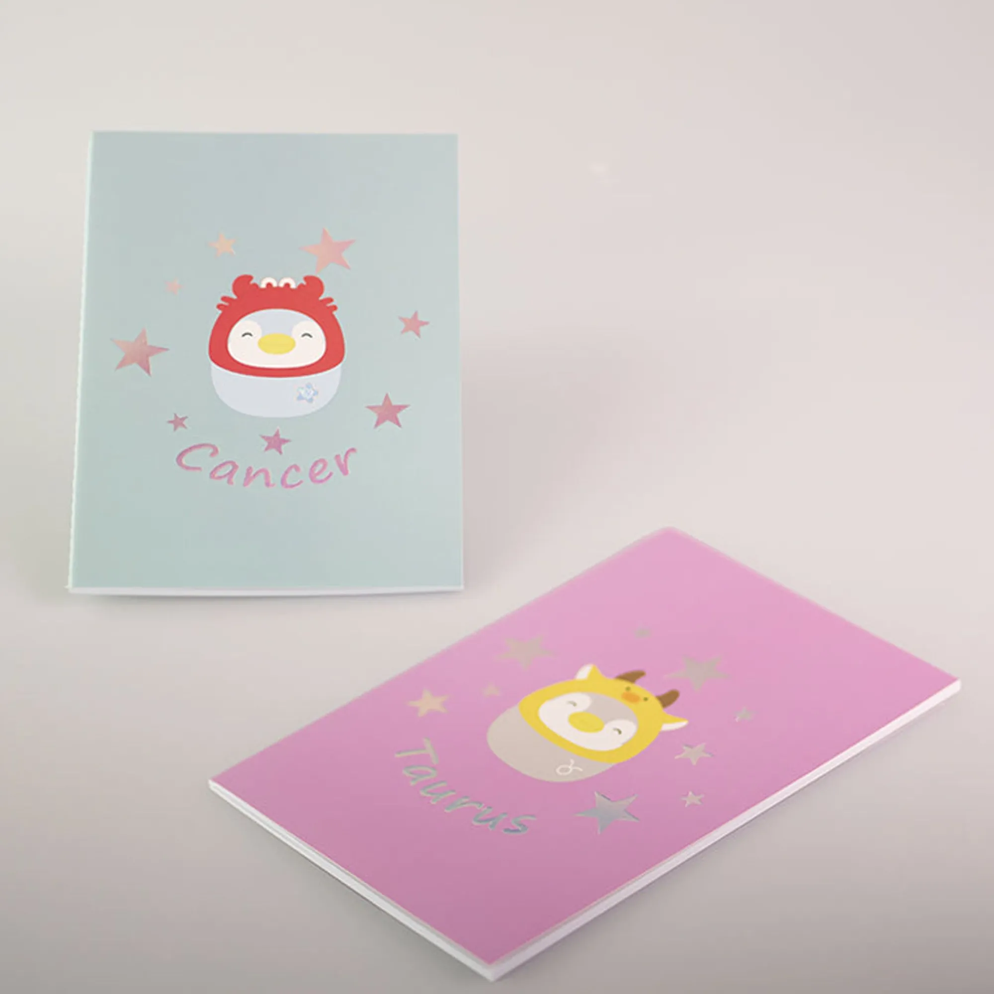 Quaderno Rilegato A Punto - Collezione Segni Zodiacali (A5) - (2Pz)*MINISO Online