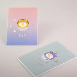 Quaderno Rilegato A Punto - Collezione Segni Zodiacali (A5) - (2Pz)*MINISO Discount