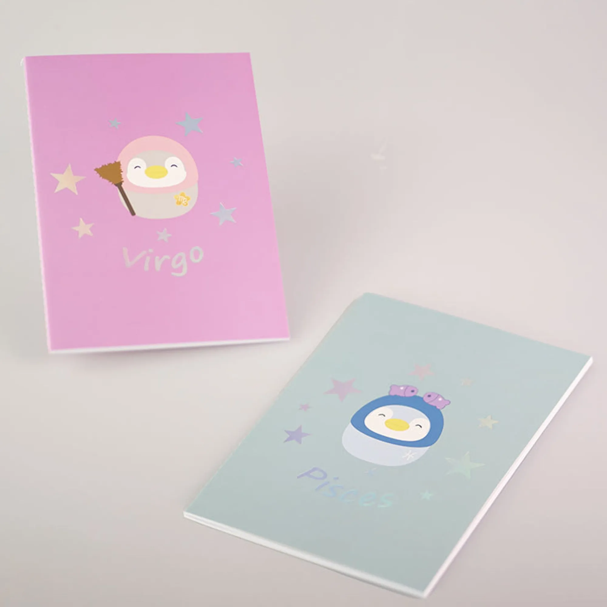 Quaderno Rilegato A Punto - Collezione Segni Zodiacali (A5) - (2Pz)*MINISO Discount