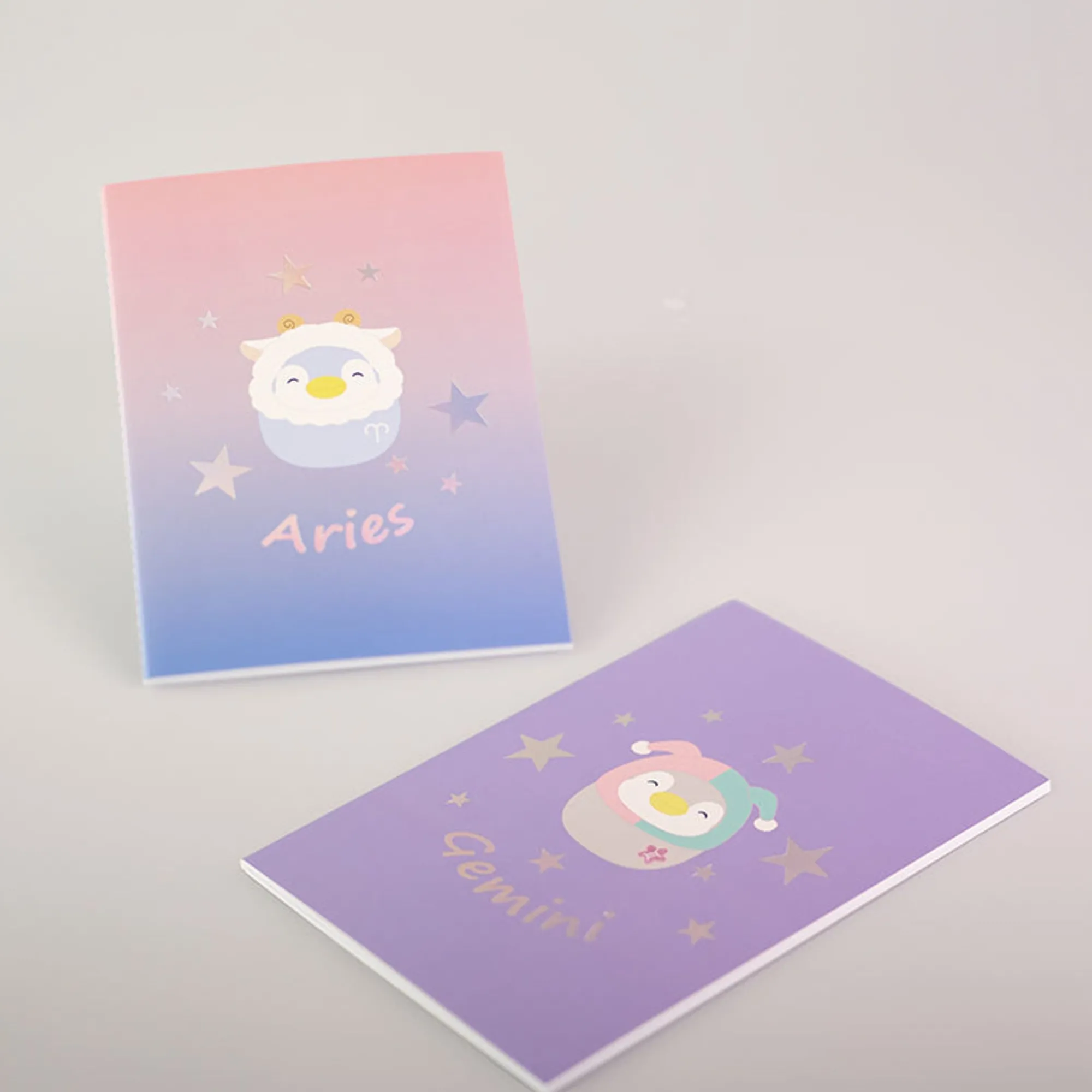 Quaderno Rilegato A Punto - Collezione Segni Zodiacali (A5) - (2Pz)*MINISO Discount