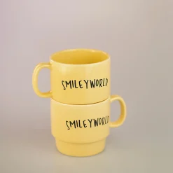 Set 2 Tazze - Collezione Smiley World (350Ml)*MINISO Clearance