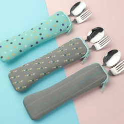 Set Posate Con Custodia Morbida (1Pz)*MINISO Discount