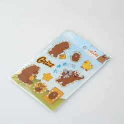 Stickers Con Brillantini Grizzly - We Bare Bears*MINISO Online