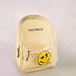 Zaino Bianco Smiley World*MINISO Best